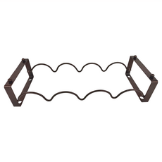 金屬紅酒架 葡萄酒架 紅酒收納展示架 鐵 單層兩瓶/三瓶/四瓶/五瓶 產地中國, 1個