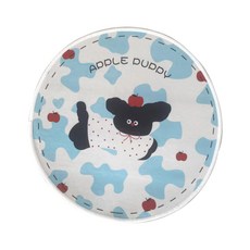 寢室安居 日式可愛冰絲涼感坐墊, 黑貴賓