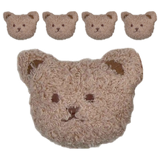 造型絨毛掛鉤, 5個, 小熊