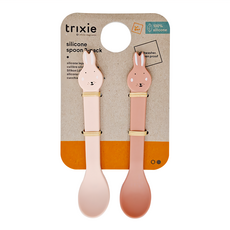 Trixie 動物造型矽膠湯匙2件組 100%矽膠, 14 x 3cm, 乖乖小兔, 1組