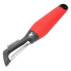 LuigiFerrero Atlanta 止滑刨絲削皮刀, 紅色, 1支
