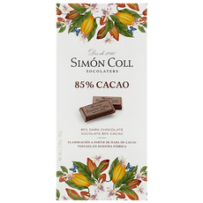 SIMON COLL 85% 黑巧克力片, 85g, 1片