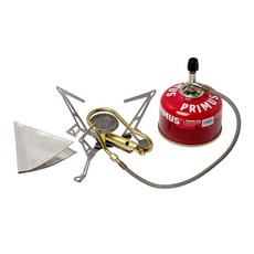 PRIMUS Express Spider II 登山瓦斯爐 P328485, 輕量便攜，快速組裝，附擋風板, 1組