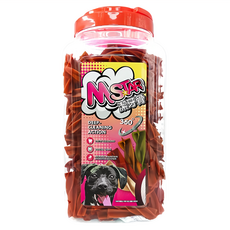 M Star 四星潔牙骨 鮭魚起司 1.3kg 1桶 狗零食