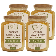 Well Life 悅生活 極鮮黃金3A頂級原味款鵝油375ml 台灣製造 紅蔥鵝油 拌飯拌麵最佳選擇, 375ml, 4罐