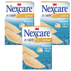 3M Nexcare 活力繃帶 A515, 15片, 3盒