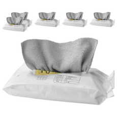 AHOYE 抽取式抹布 (10條/包) 廚房清潔抹布, 6包, 20 x 20cm