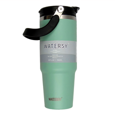 WATERSY 304不鏽鋼真空保溫酷冰杯 900ml, 黑色、藍色、白色, 1個