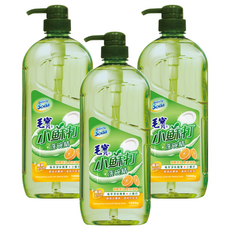 毛寶小蘇打洗碗精 甜橙款, 1kg, 3瓶