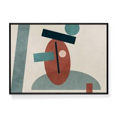 Boluo 菠蘿選畫所 全神貫注 掛畫, 40 x 30cm, 外框黑色