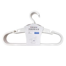 收納王妃 蠟筆小新 兒童浮雕衣架5件組 295 x 5 x 175mm, 小白, 2組