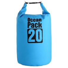 s-sportplus+ PVC防水收納袋10L 輕巧便攜 戶外防水必備, 藍色, 30.5 x 51cm