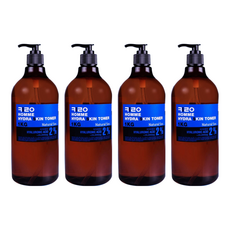 KIROCOS 男士專用保濕化妝水, 1KG, 含透明質酸 2%, 4瓶