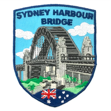 A-ONE 匯旺 澳洲雪梨大橋 地標造型刺繡 7.5 X 6 CM, 彩色, 1個