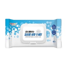 Tamsaa 掀蓋式一次性清潔布 40入, 1包