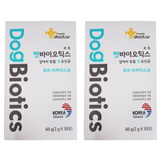 mypet doctor Biotics 汪益生 狗狗 30包 綜合益生菌, 2盒