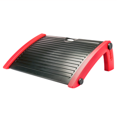 aidata 人體工學 FR-1001R 腳踏板 ABS HIPS RUBBER 材料 台灣製造 54x37x17公分, 紅色