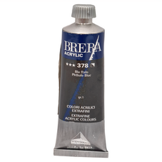 MaIMeRI 美利 BRERA 超細緻壓克力顏料 S1 M0806378 378 PHTHALO BLUE 酞菁藍, 60ml, 1色