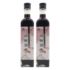 鑫隆 純正胡麻油 無添加防腐劑及色素, 500ml, 2瓶