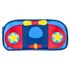 Stephen Joseph 鉛筆袋, 23cm x 10cm x 1.5cm, 聚酯纖維, 飛機, 1個