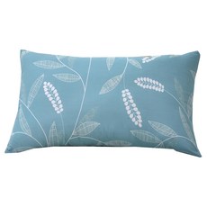 LoveCity 寢城之戀 可水洗印花枕 超細舒柔棉透氣舒適 台灣製, 依蔓草 藍色, 1個