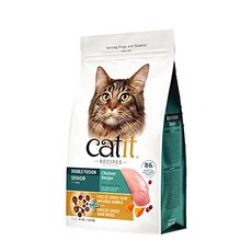 Catit嘿卡堤三鮮凍乾糧-熟齡配方 無添加人工色素及香料 呵護關節與骨骼, 雞肉, 1.8kg, 1袋