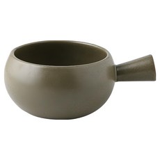 WANDU 瓦讀 日式粗陶調味盤 6吋,窯變灰藍, 陶瓷材質, 獨特手柄設計, 餐桌美學, 1個