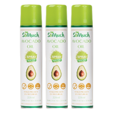 SoMuch 頂級冷壓初榨酪梨油噴霧 噴油瓶, 225ml, 3瓶