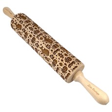 SOLO 歐洲家居 歐洲櫸壓紋擀麵棍 海洋世界, 1支