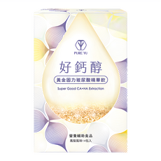 PURE YU 純淨之羽 好鈣醇黃金固力玻尿酸精華飲 14包, 140g, 1盒