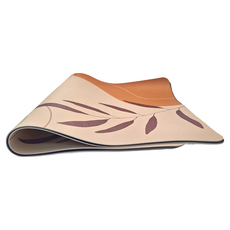 STYLE G 時代家居 北歐風皮革防水餐桌墊 2個, 46 x 31cm, 素描彩葉, 1組