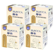 MOCCA 摩卡 耶加雪菲濾掛咖啡, 11g, 7包, 4盒