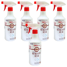 國衛 樟腦油精噴霧, 100%極濃縮, 天然萃取, 居家保健 環境清潔, 500ml, 5瓶