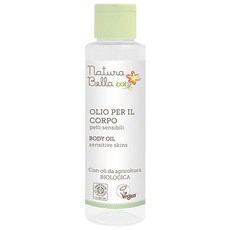 Natura Bella baby 貝拉寶貝 葵花籽嬰兒按摩油 敏感肌適用 義大利原裝進口, 100ml, 1瓶