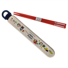 Skater 銀離子兒童筷子含收納盒, 收納盒(195 x 27 x 15mm) + 筷子(165mm), THOMAS, 1組