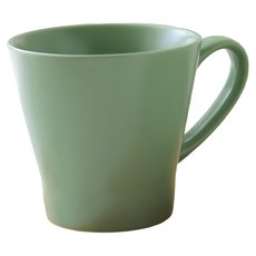 JUST HOME 青森陶瓷馬克杯 5692-04A 350ml, 綠色, 1個