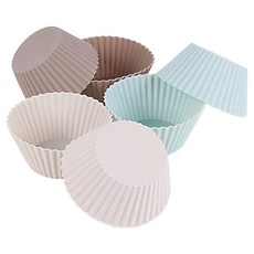 LuigiFerrero Norsk 矽膠瑪芬模6件組 莫蘭迪, 1組, 彩色