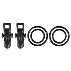 BOOMS FISHING HK1 魚鉤固定器, 黑色, 2個