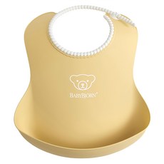 BABYBJORN 幼童立體圍兜, 黃色, 1個, 1組