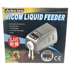 Johnlen 中藍行 MICOM 微電腦自動加液機 智能定時定量 24次/天 1ml to 99ml CS072A-2 副機, 1台