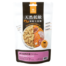 DOG CAT STAR 汪喵星球 全齡貓 天然低敏凍乾主食餐, 低敏鴨肉, 80g, 1包