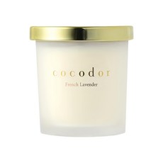 COCODOR 珂珂朵爾 大豆蠟燭 高質感霧面設計包裝 130g 舒緩緊張與壓力 室內香氛, 法國薰衣草, 1個
