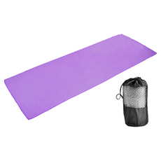 THE ONE UNITED 莫蘭迪色加厚防滑瑜珈鋪巾 (紫色) 附收納袋 183 x 63cm, 1條