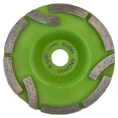 金字塔 4吋鑽石磨盤 綠底 三爪, 本品(無追加電池), 1個