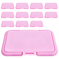 Little Pink Rabbit 粉彩小兔 濕紙巾專用盒蓋 1包, 粉紅色