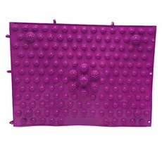 樂居家 腳底按摩器 4件組, 進口TPE材質, 無限拼接, 紫色, 1組