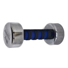 ALEX SPORTS 新型泡棉啞鈴 碳素鋼料電鍍啞鈴主體 發泡海綿握墊 1kg-10kg, 4kg, 1支