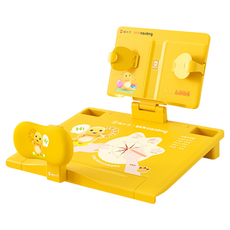 貓太子 黃金12度桌面矯正器 奶龍黃 兒童坐姿矯正 閱讀寫字多功能學習桌, 1個