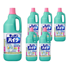 Kao 花王 Haiter 廚房清潔用漂白劑, 1.5L, 6瓶
