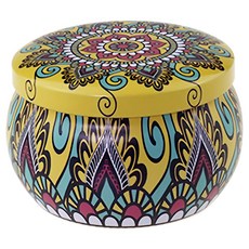 樂邦 復古鐵罐香氛大豆蠟蠟燭, D2003 小蒼蘭, 105g, 1個